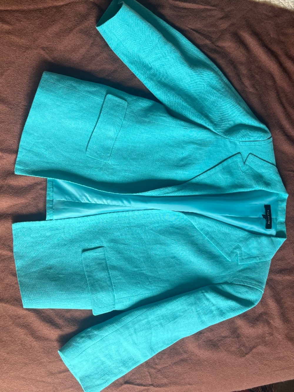 Talbots size 6 turquoise blazer